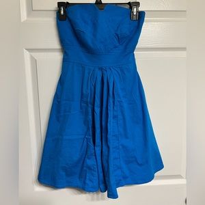 Teeze Me dress, Blue strapless, size 5 (juniors)